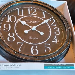 Bronze Wall Clock